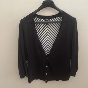 Alfani 3/4 sleeve lightweight sweater with back detail